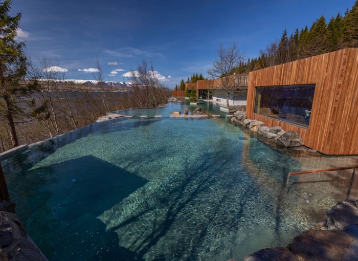 Forrest Lagoon, geothermal bath in Akureyri