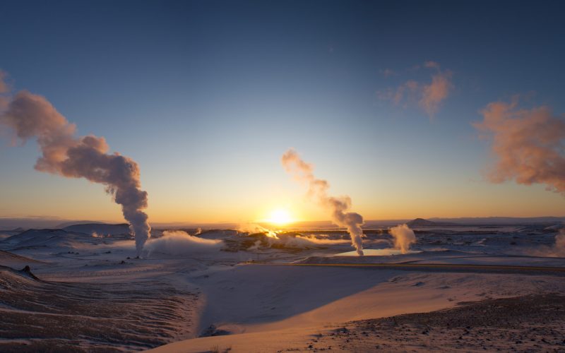 Lake Myvatn in winter