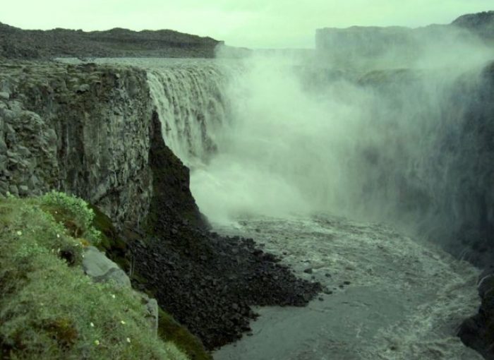 Dettifoss waterfall strong and powerful waterfall near Asbyrgi The Diamond Circle tour